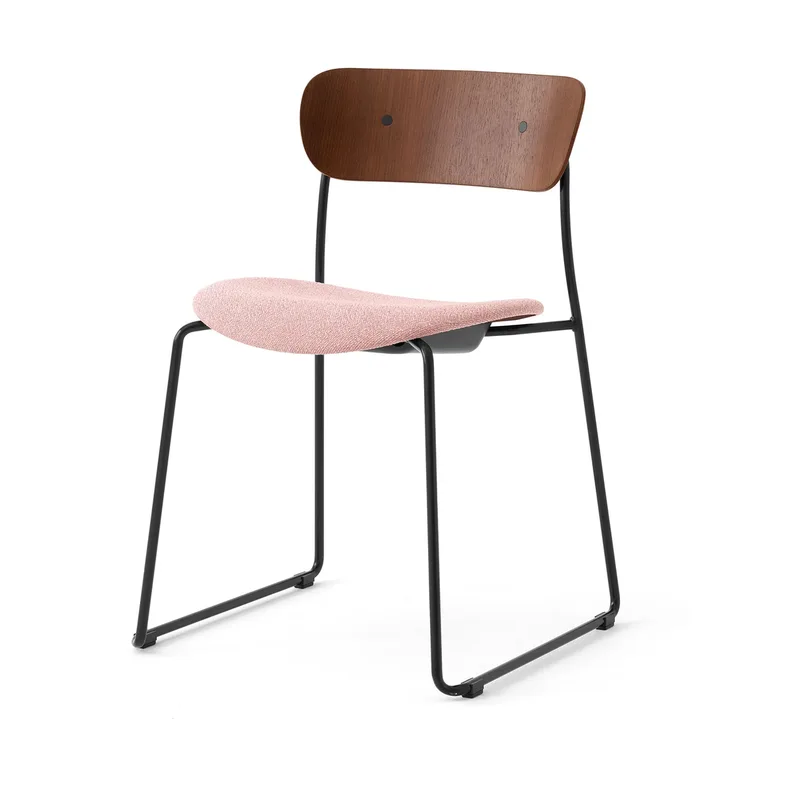 Pavilion AV52 Stuhl gepolsterter Sitz Black-Ecriture 0640 by &Tradition – product photo