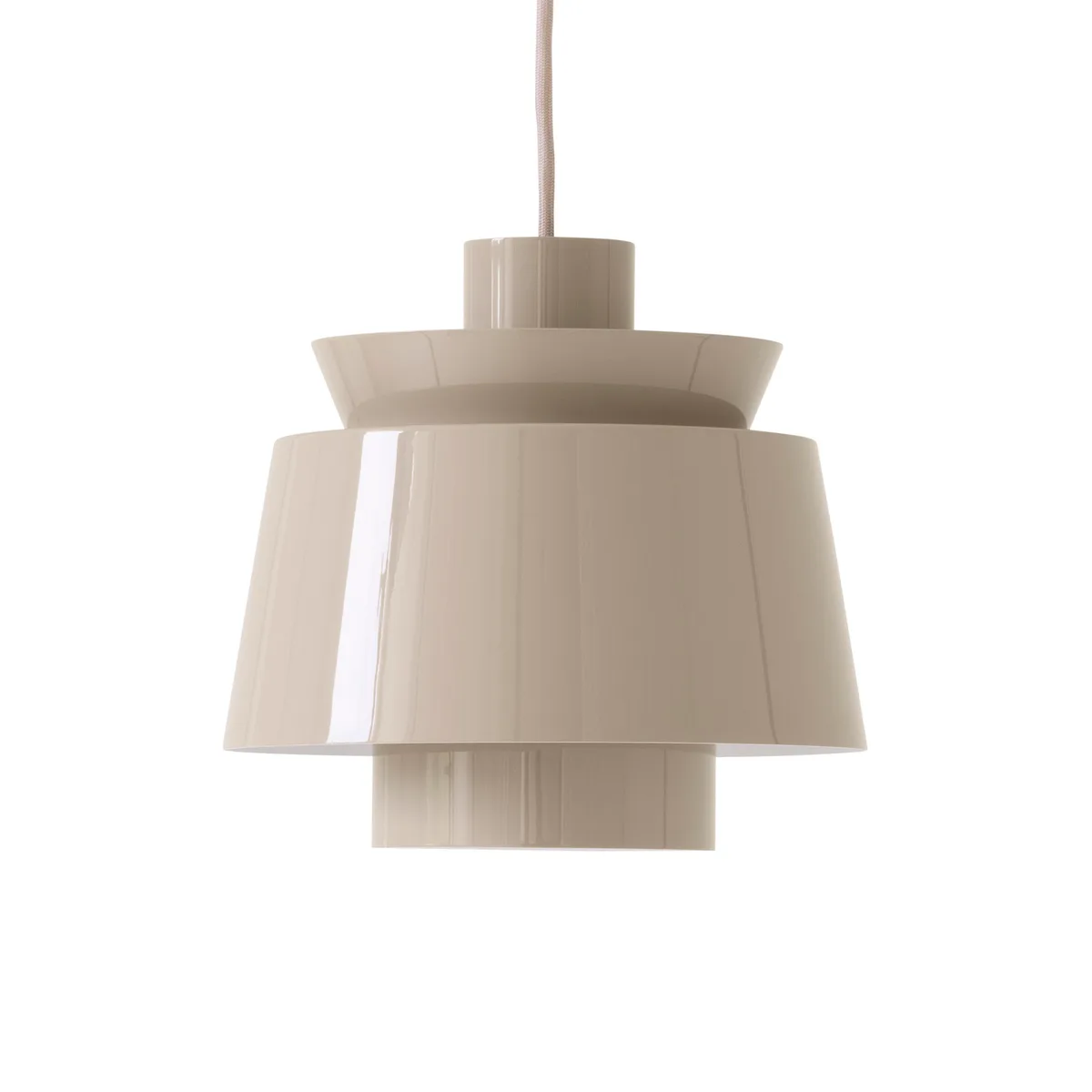 Pendelleuchte Utzon - Beige - lackiertes Metall - Designer Jorn Utzon van &Tradition – productfoto