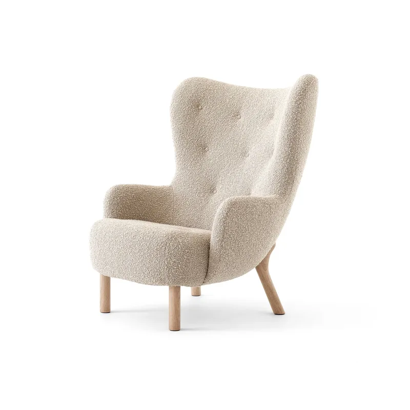Petra VB3 High Sessel Eiche geölt-Karakorum 003 från &Tradition – produktbild