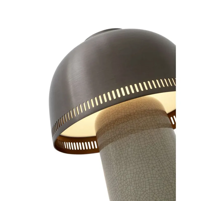 Raku SH8 acculamp Beige Grey/Bronzed - &Tradition - Woonkamer - Designer - Aluminium - 1 lamp von &Tradition – Produktfoto