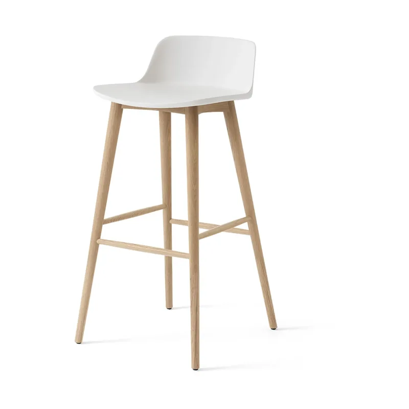Rely HW123 Barhocker White-lackierte Eiche, 75 cm von &Tradition – Produktfoto