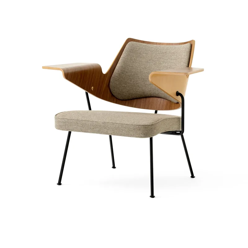 RFH RD8 Lounge-Stuhl Walnut-Beech-Brown by &Tradition – product photo