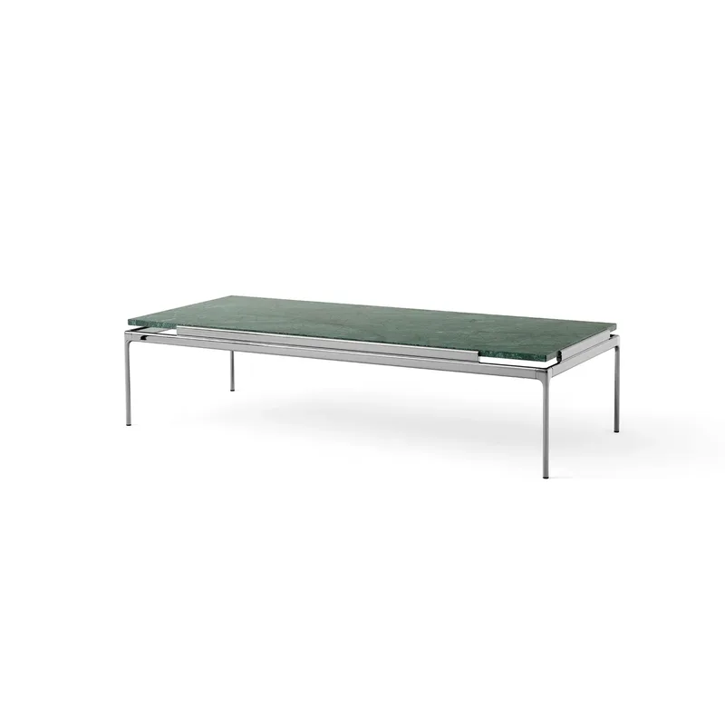 Sett LN12 Couchtisch Verde guatemala-dark chrome by &Tradition – product photo