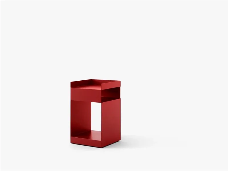 Space Copenhagen Rotate SC73 trolley / bijzettafel merlot fra &Tradition i Rood – produktbillede