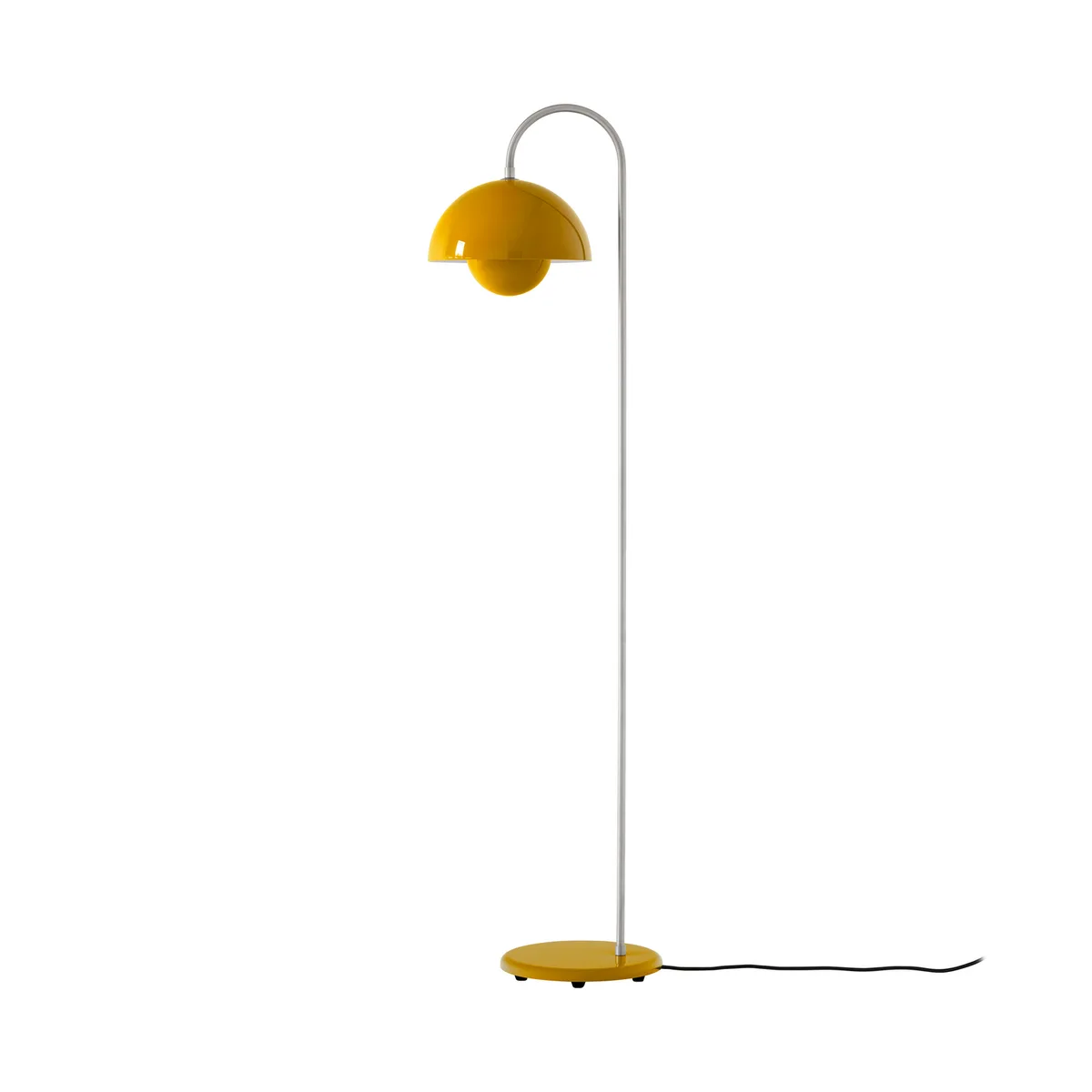 Stehleuchte FlowerPot - Gelb - Stahl - Designer Verner Panton von &Tradition – Produktfoto