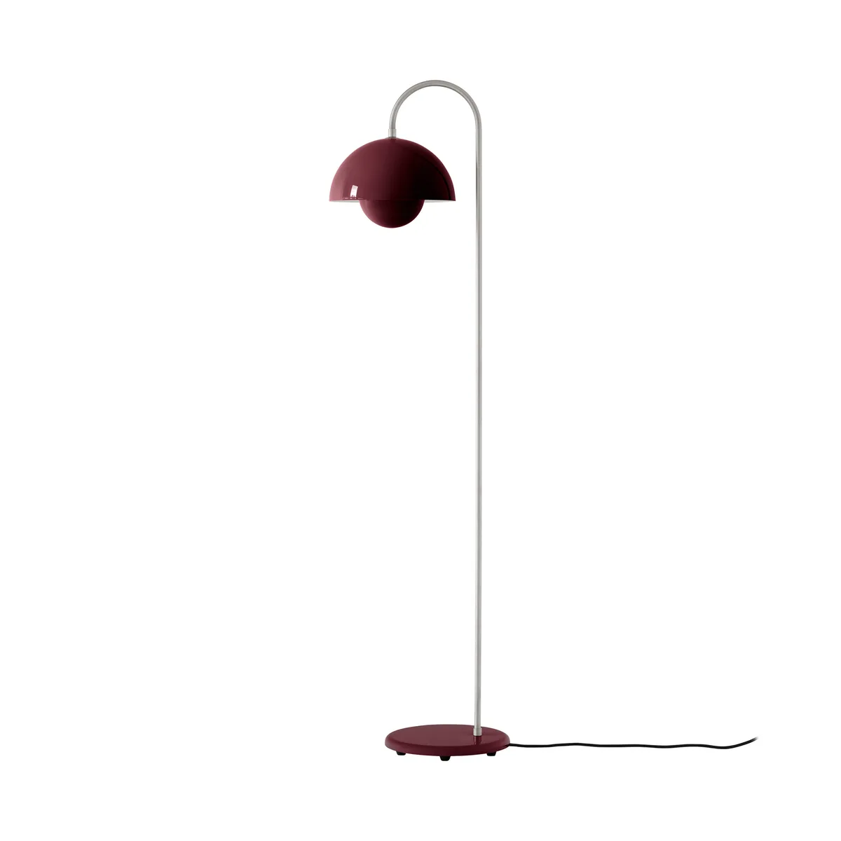 Stehleuchte FlowerPot - Violett - Stahl - Designer Verner Panton von &Tradition – Produktfoto