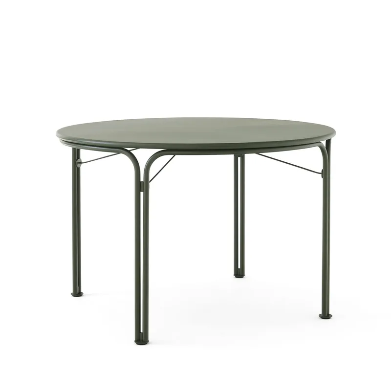 Thorvald SC98 Esstisch Ø115 cm Bronze green by &Tradition – product photo