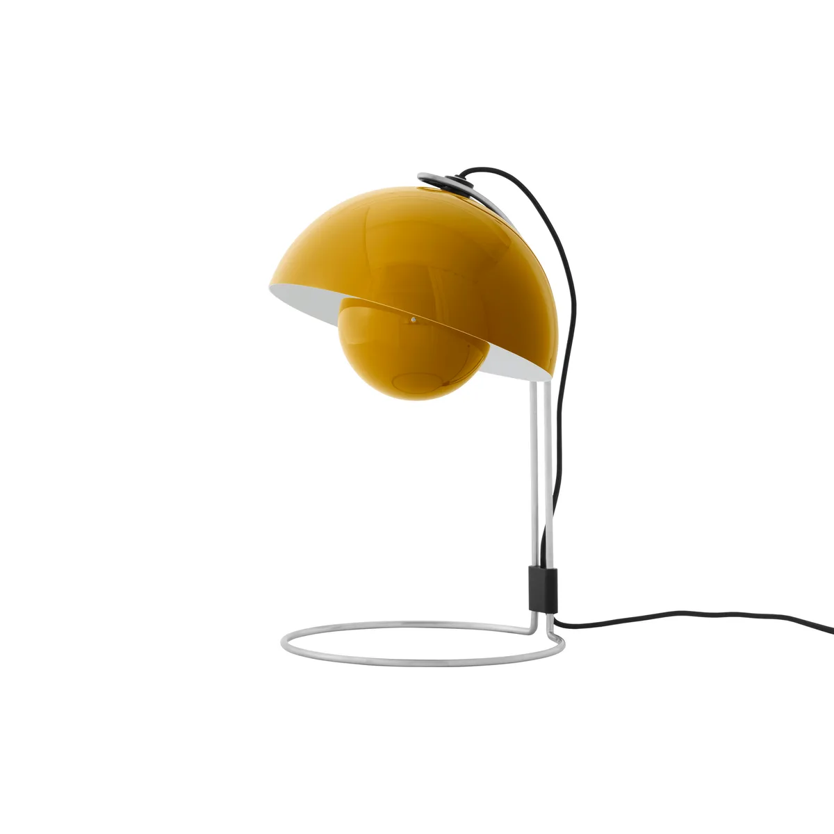 Tischleuchte FlowerPot - Gelb - Stahl - Designer Verner Panton de &Tradition – photo du produit