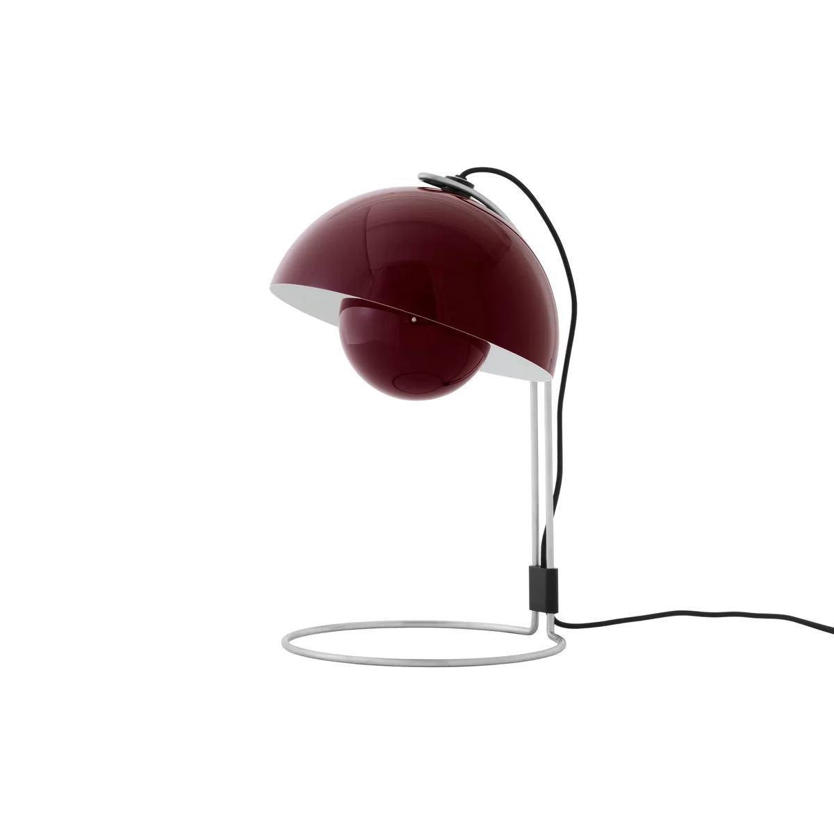 Tischleuchte FlowerPot - Violett - Stahl - Designer Verner Panton de &Tradition – photo du produit