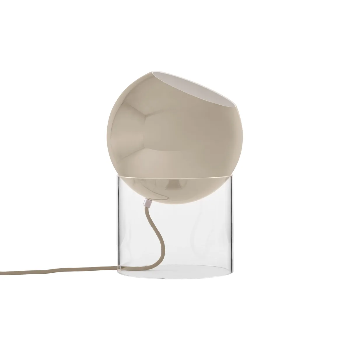 Tischleuchte Topan - Beige - Polyacryl - Designer Verner Panton von &Tradition – Produktfoto