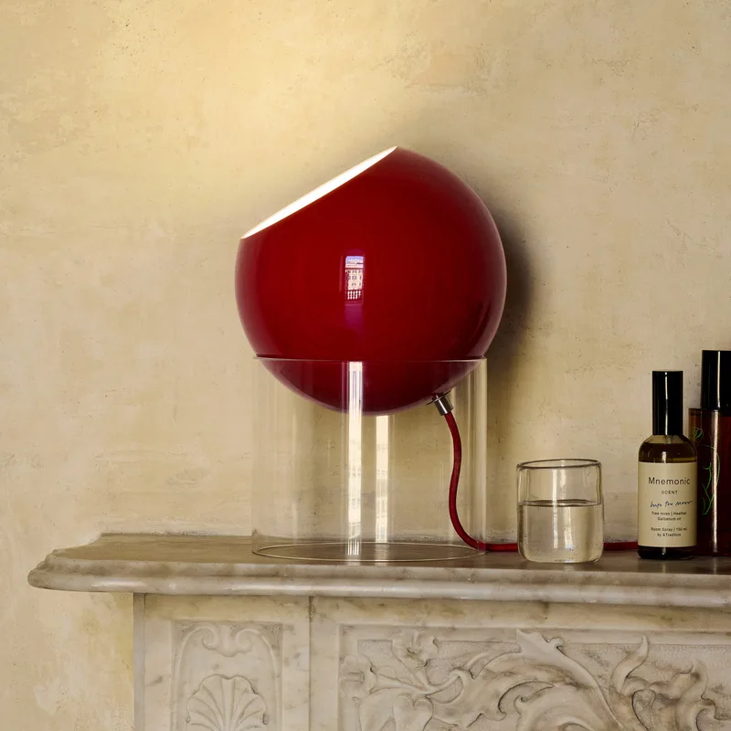Topan VP13 tafellamp vermiljoenrood E27 - &Tradition - Woonkamer - Designer - Aluminium - 1 lamp von &Tradition – Produktfoto