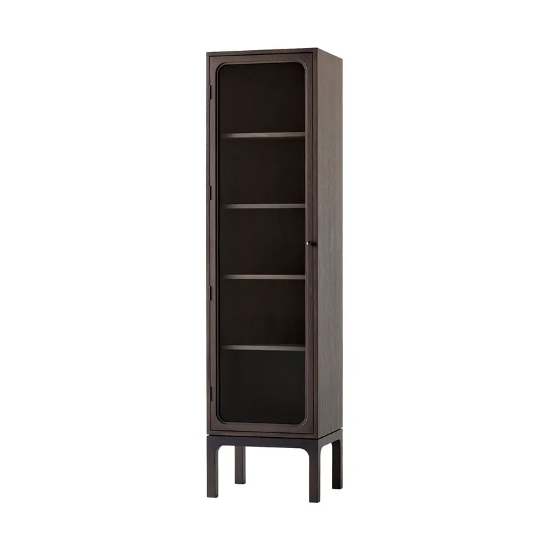 Trace SC87 Vitrinenschrank 50x192x40cm Dark stained oak von &Tradition – Produktfoto