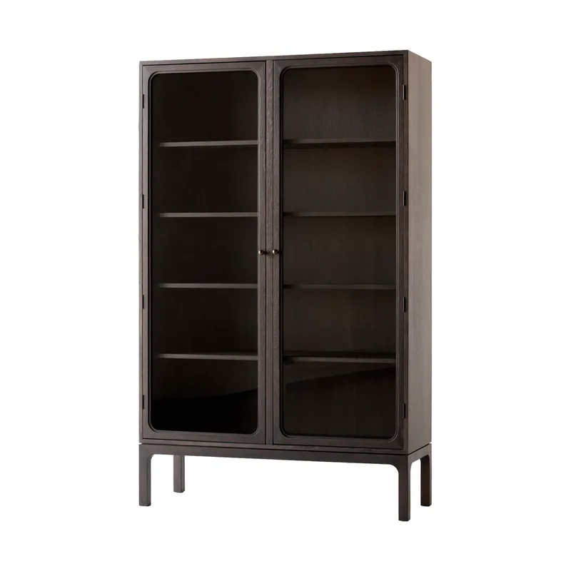 Trace SC88 Vitrinenschrank 120x192x40cm Dark stained oak von &Tradition – Produktfoto