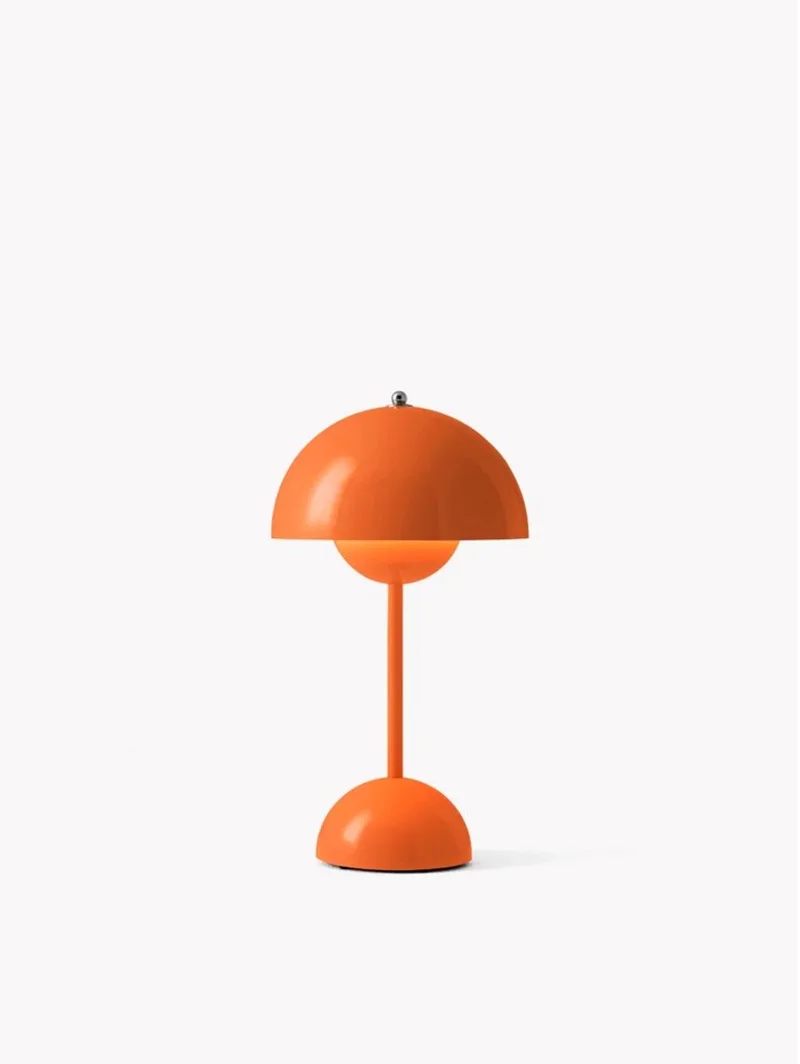 Verner Panton Flowerpot VP9 tafellamp zesty orange by &Tradition in Oranje – product photo