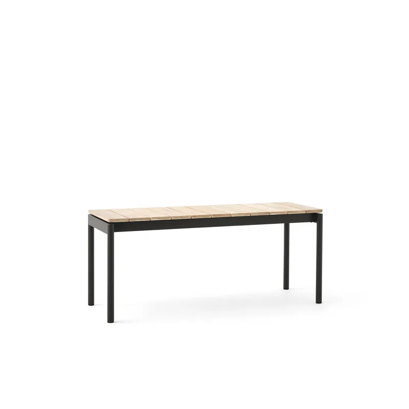 Ville AV27 Bank small 110x40 cm Warm black by &Tradition – product photo