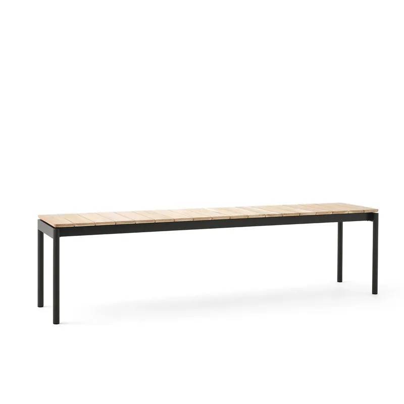 Ville AV28 Bank large 180x40 cm Warm black by &Tradition – product photo
