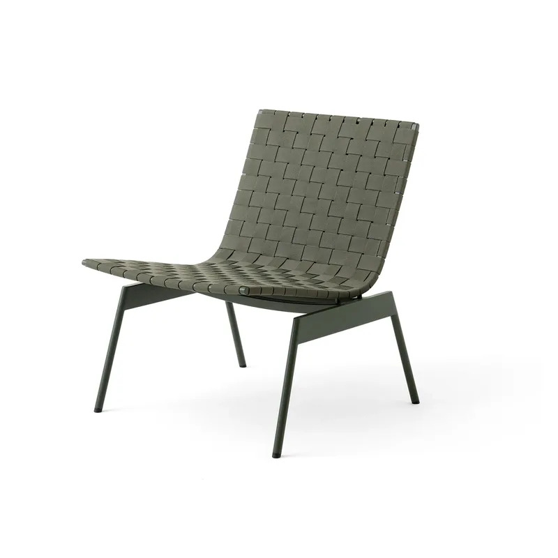 Ville Outdoor AV44 lounge chair Bronze green by &Tradition – product photo