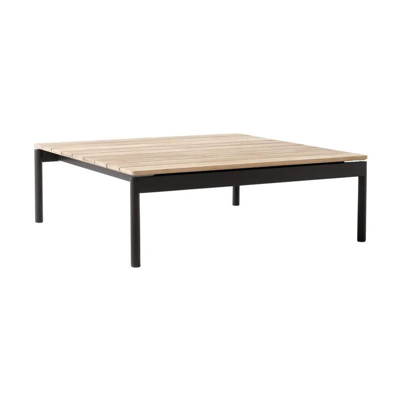 Ville Outdoor AV50 Couchtisch Warm black-teak by &Tradition – product photo