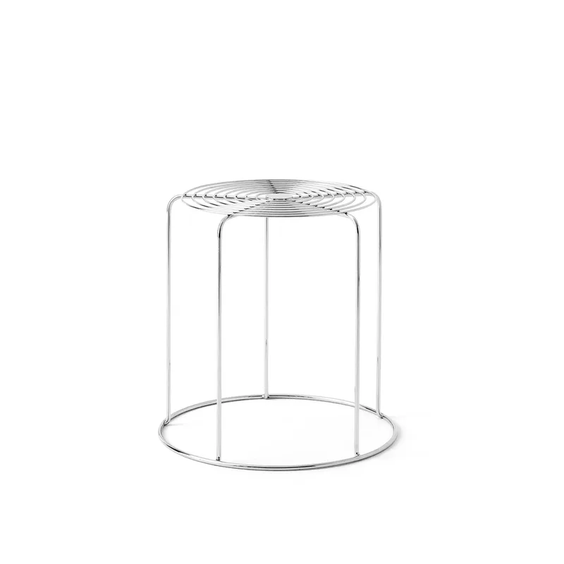 Wire VP11 Hocker Stainless steel by &Tradition – product photo