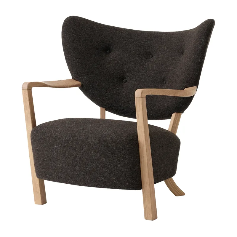 Wulff Lounge Chair ATD2 Fauteuil Eiche geölt-Hallingdal von &Tradition – Produktfoto