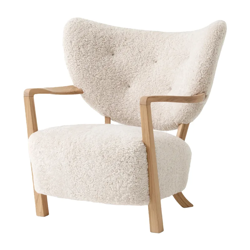 Wulff Lounge Chair ATD2 Fauteuil Eiche geölt-Moonlight von &Tradition – Produktfoto