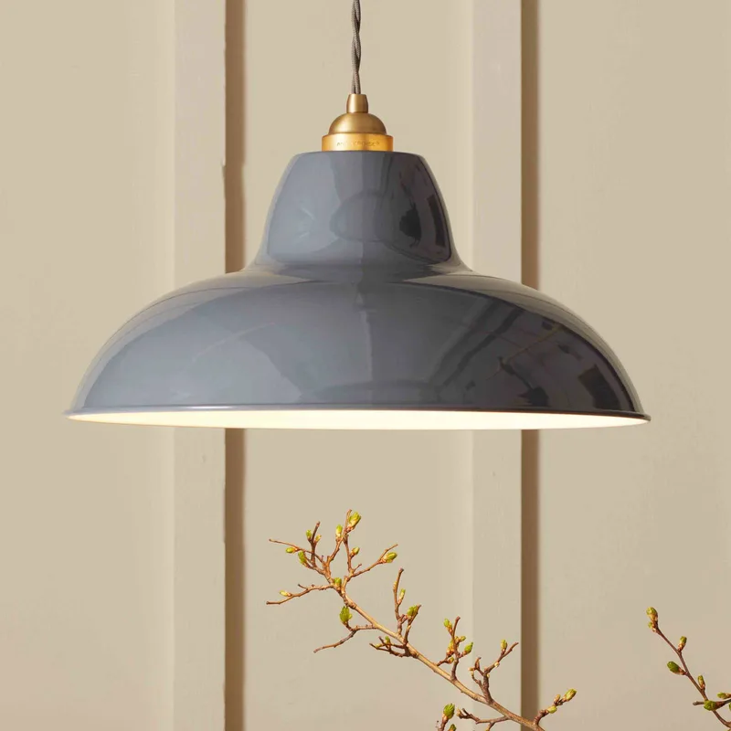 hanglamp Original 1227 Brass Midi Wide, grijs by Anglepoise in Olifantengrijs – product photo