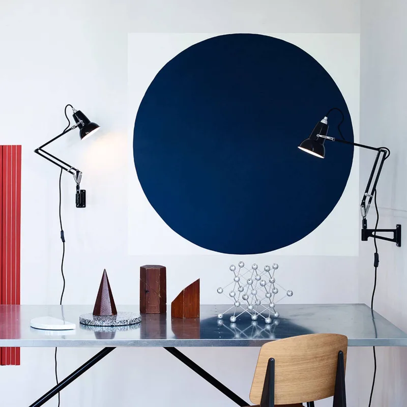 Original 1227 Mini LED-wandlamp, zwart by Anglepoise in Fluweelzwart – product photo