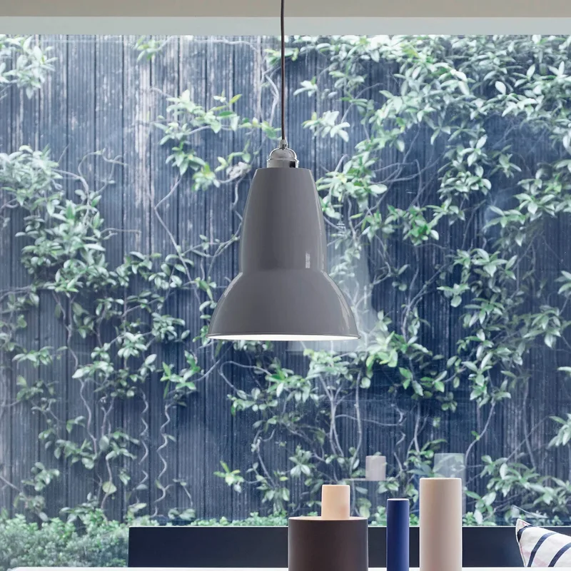 Origineel 1227 hanglamp Dove Grey - Anglepoise Original - Woonkamer - Industrieel - Metaal - 1 lamp de Anglepoise – photo du produit