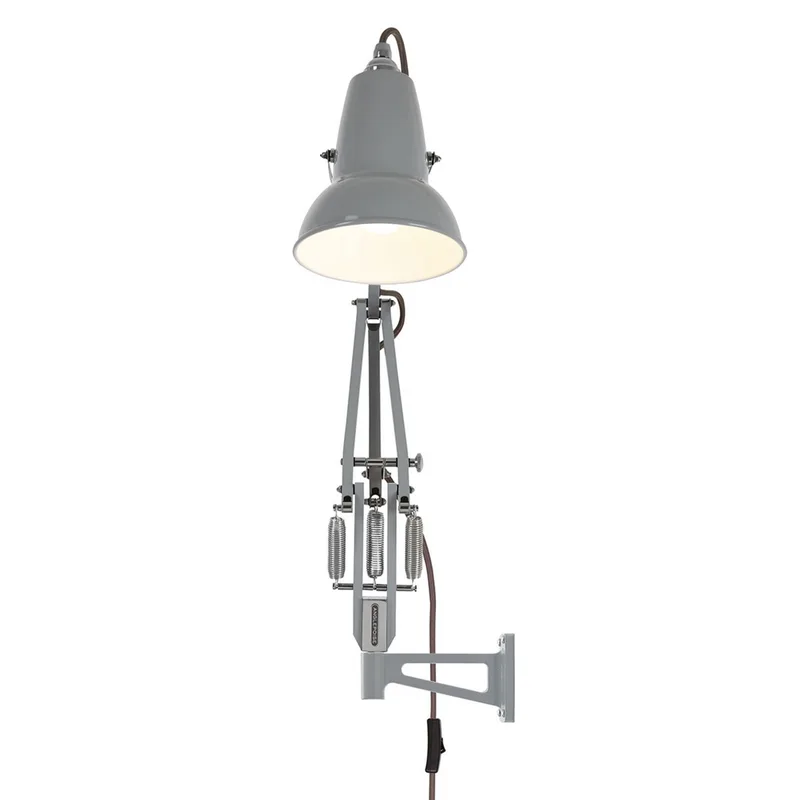 Origineel 1227 Mini LED-wandlamp, grijs - Anglepoise Original 1227 - Werkkamer / Kantoor - Industrieel - Metaal - 1 lamp by Anglepoise – product photo