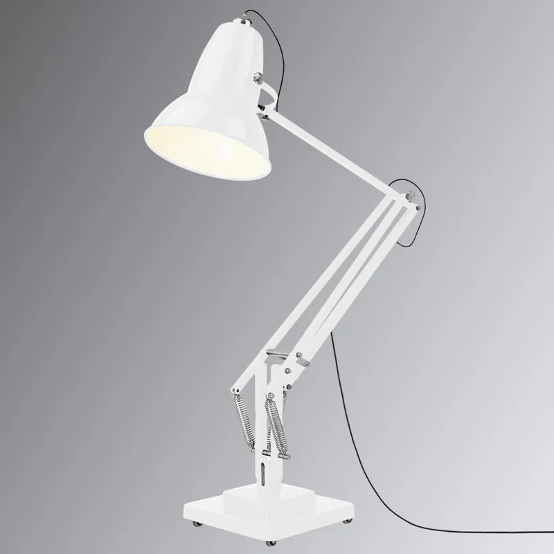 Originele 1227 Giant vloerlamp, wit - Anglepoise Original 1227 - Woonkamer - Designer - Metaal - 1 lamp de Anglepoise – photo du produit