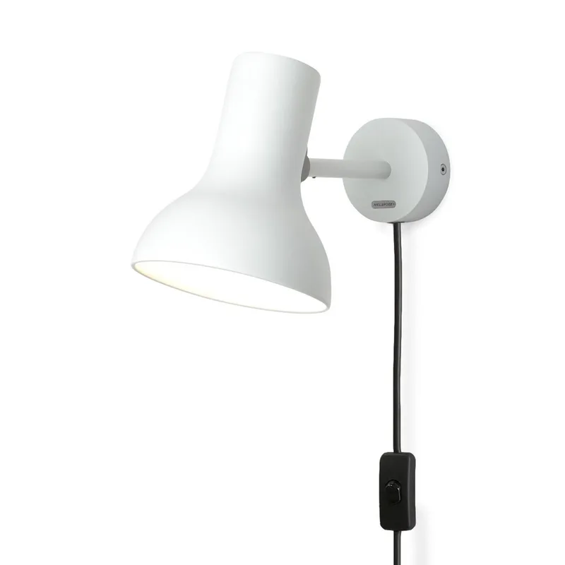 Type 75 Mini Wandlamp Alpine White - Anglepoise - Woonkamer - Designer - Metaal - 1 lamp by Anglepoise – product photo