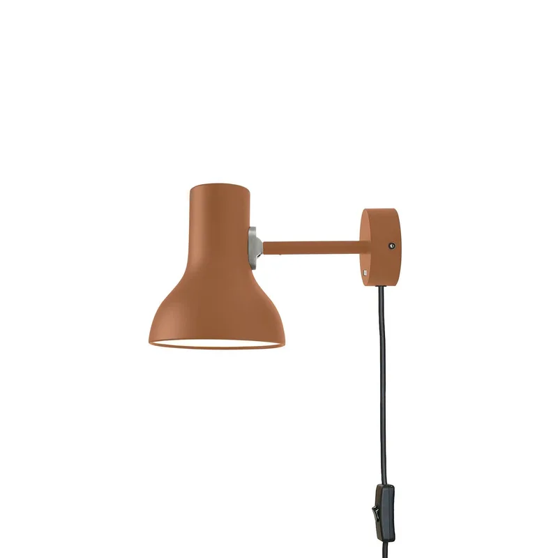 Type 75 Mini wandlamp met stekker, roestbruin by Anglepoise in Roestbruin mat – product photo