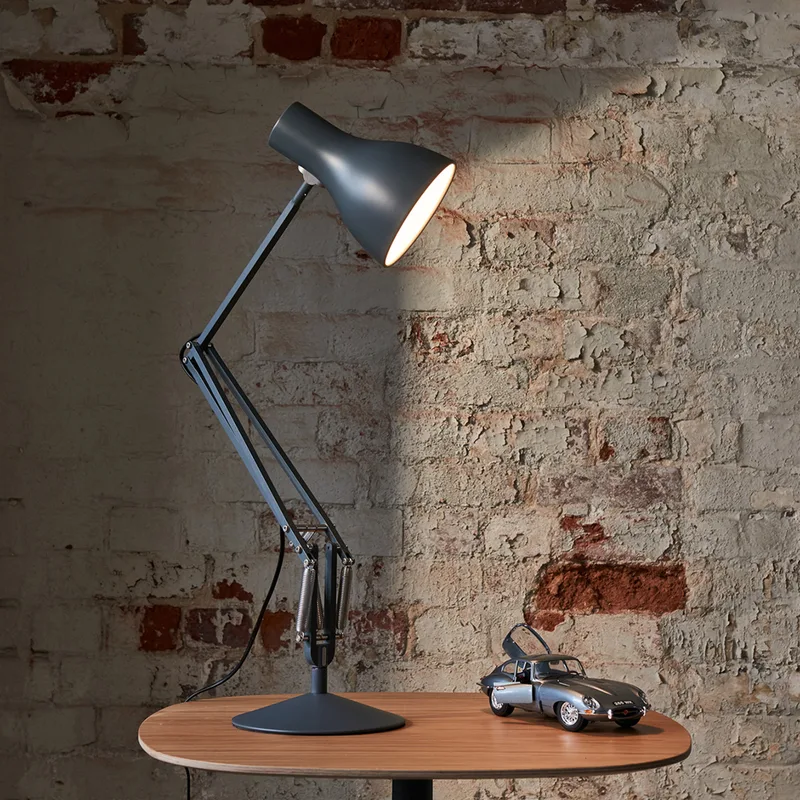 Type 75 tafellamp leigrijs - Anglepoise - Werkkamer / Kantoor - Industrieel - Metaal - 1 lamp by Anglepoise – product photo