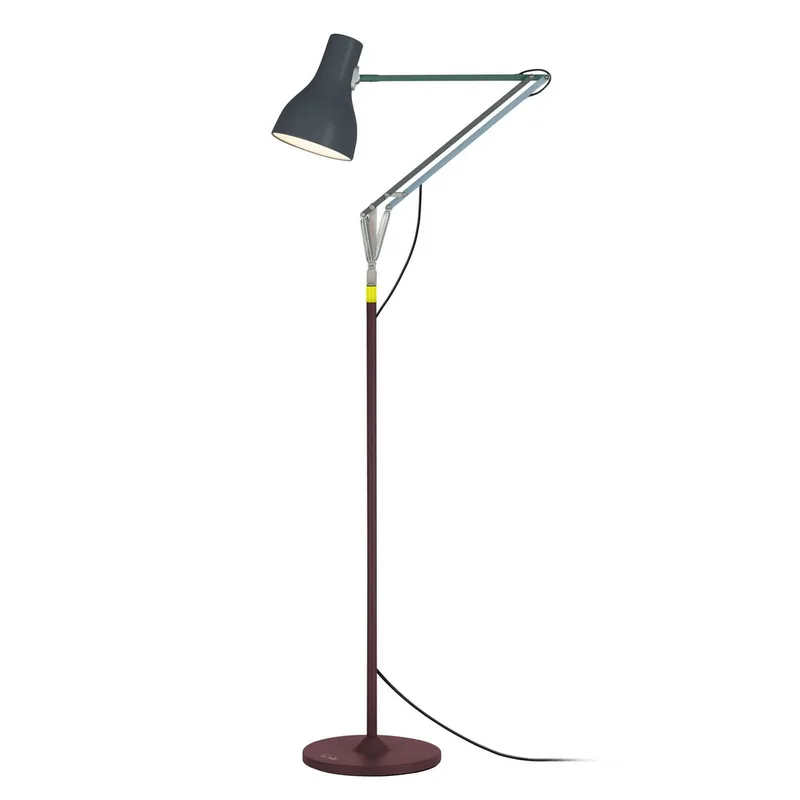 Type 75 vloerlamp Paul Smith, editie 4 by Anglepoise in Kleurrijk, zwart – product photo