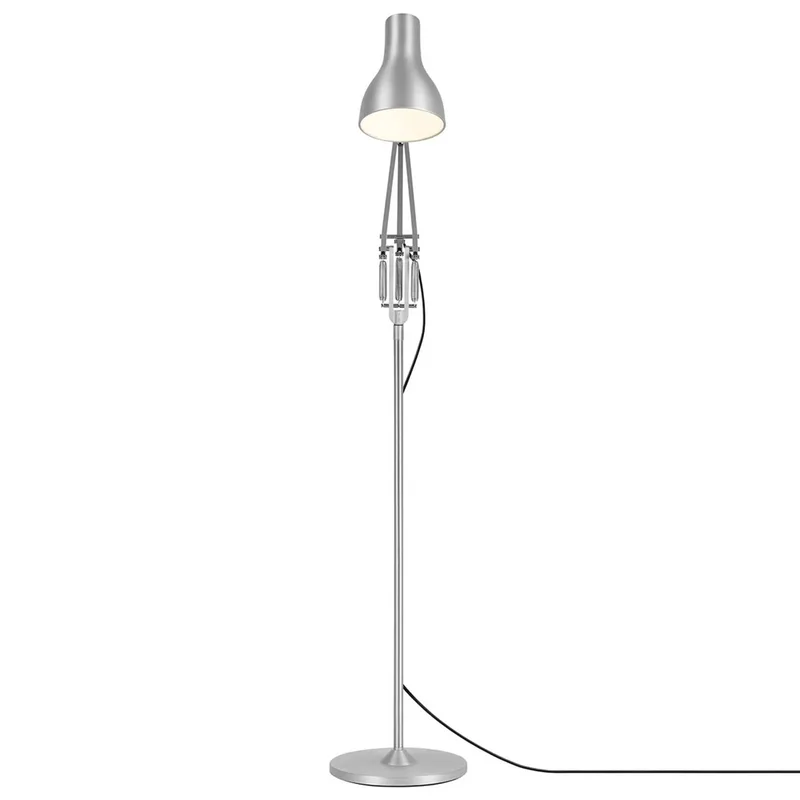 Type 75 vloerlamp van Anglepoise in Zilver – productfoto