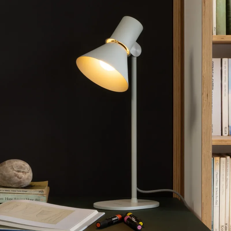 Type 80 T1 Tischlampe, grau, 48 cm, Metall van Anglepoise – productfoto