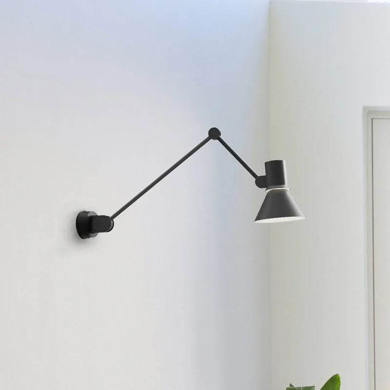 Type 80 W3 wandlamp, matzwart by Anglepoise in Mat zwart – product photo
