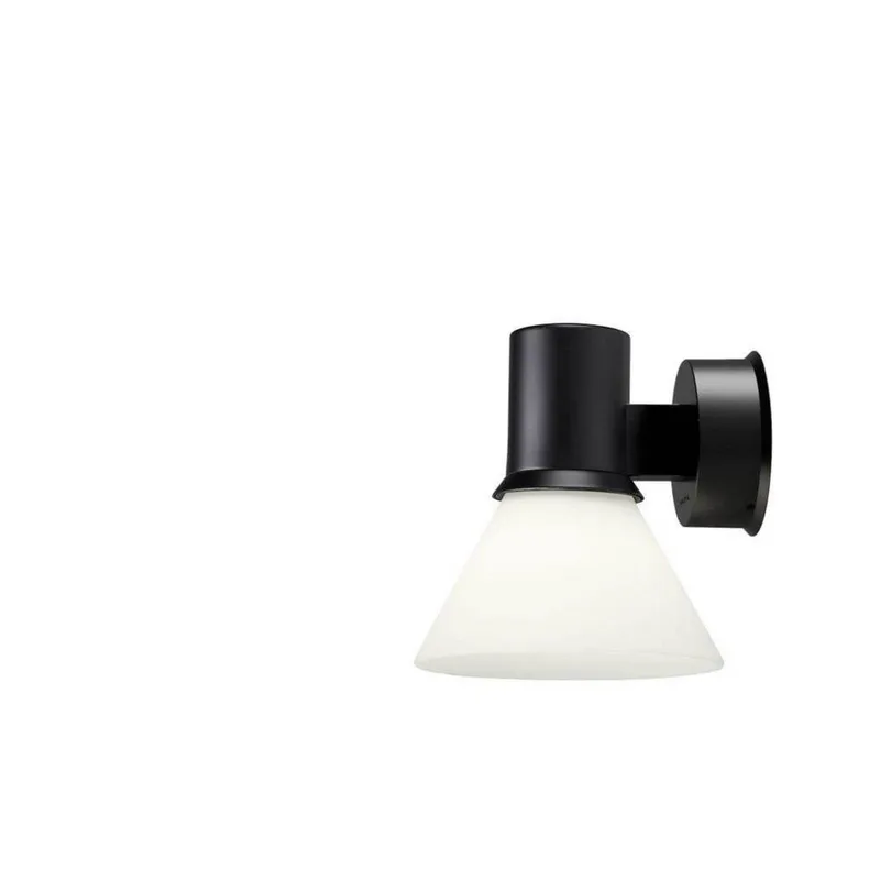 Type 80 W4 wandlamp, zwart/opaalwit/mat - Anglepoise - Woonkamer - Designer - Aluminium - 1 lamp van Anglepoise – productfoto