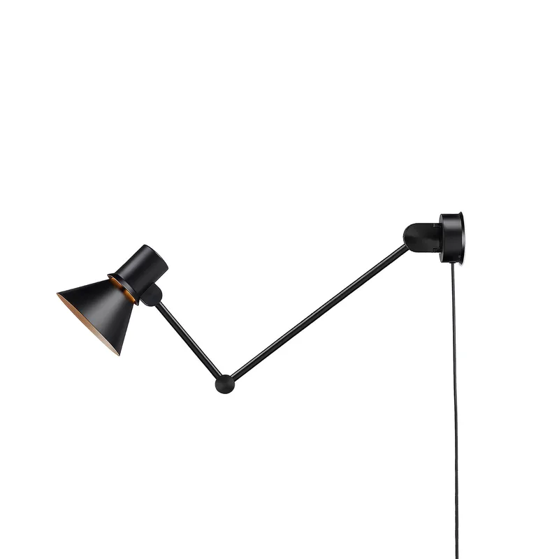 Type 80™ W3 Wandlamp Matt Black - Anglepoise Type 80 W3 - Woonkamer - Designer - Metaal - 1 lamp by Anglepoise – product photo
