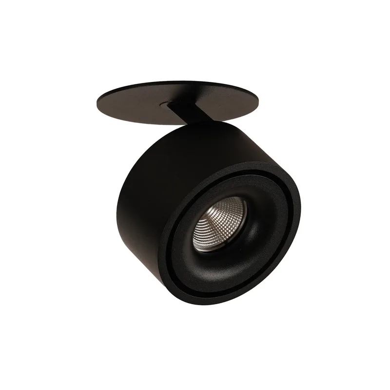 Braccio LED-Einbaulampe schwarz, Metall, Ø 10,2cm by Antidark – product photo