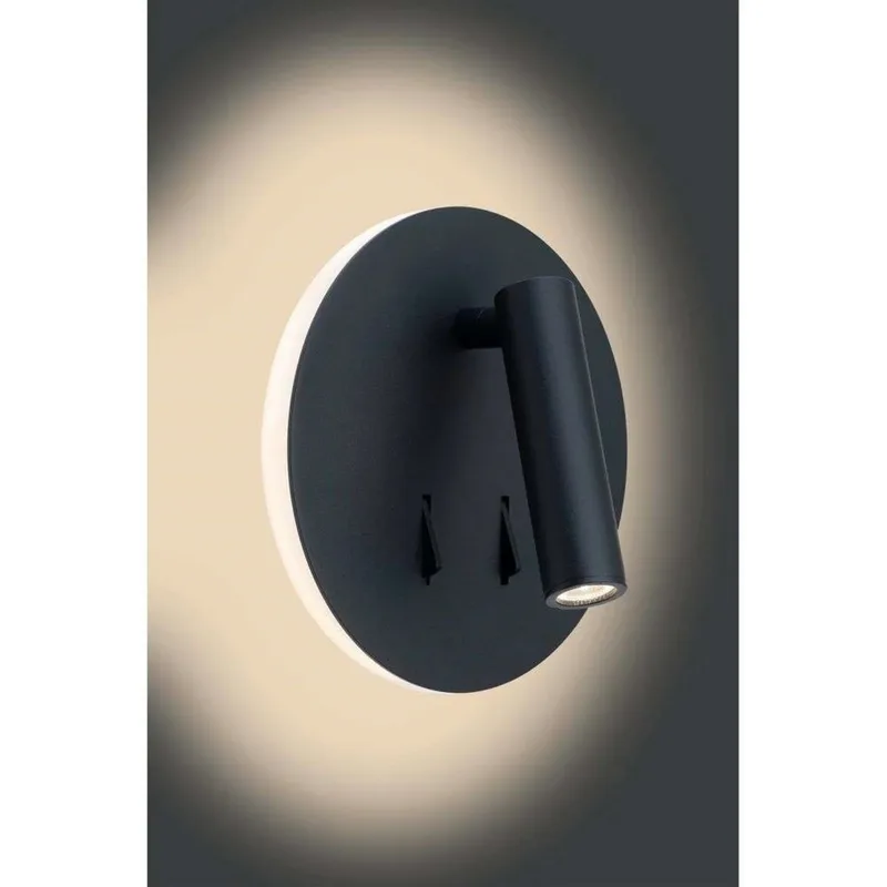 Circle Wandlamp Zwart by Antidark – product photo
