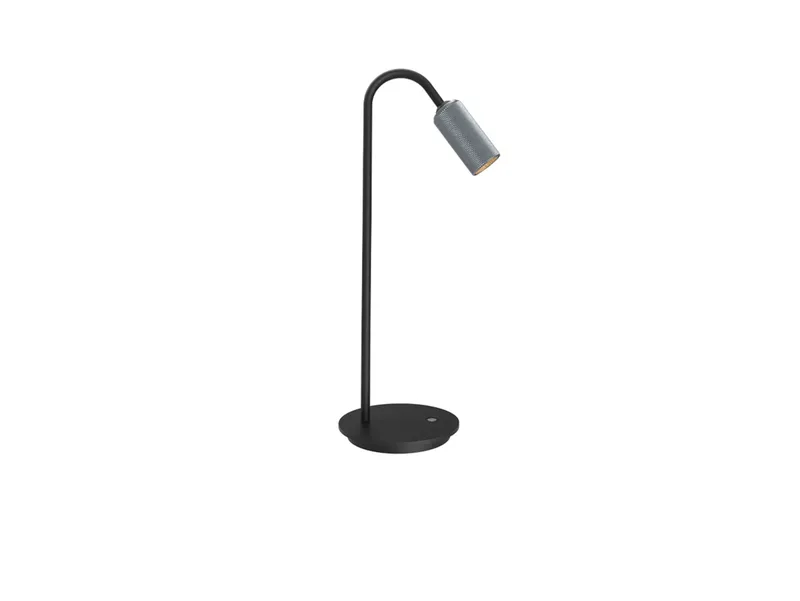 Decor T1 LED Tafellamp Dim. Zwart/Mat Alu de Antidark – photo du produit