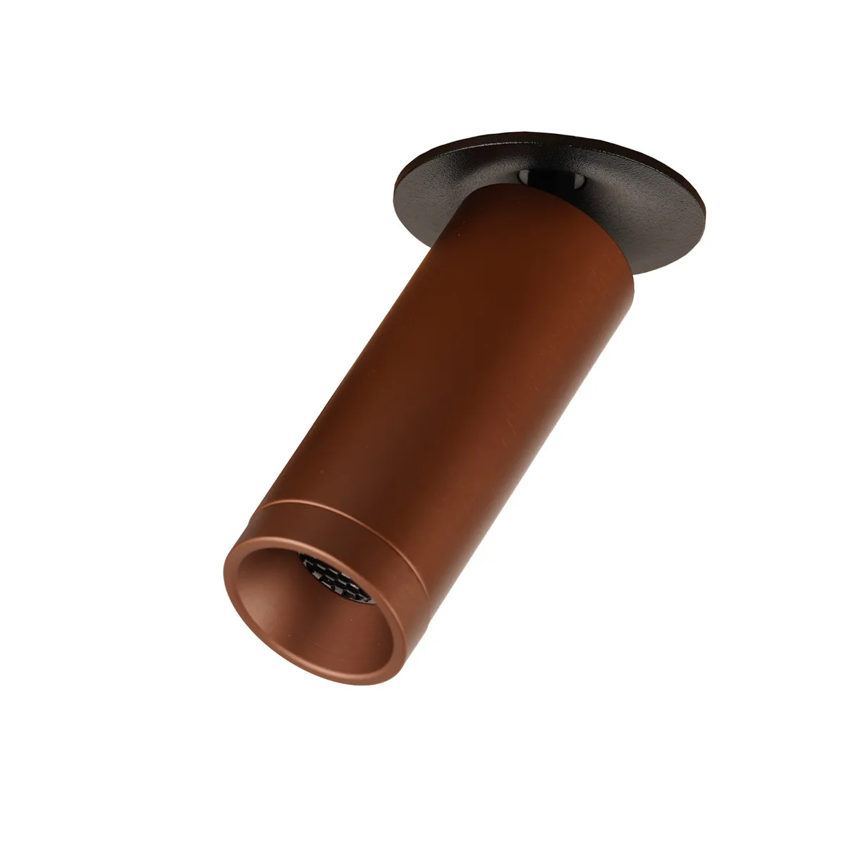 Domino Mini Einbauspot, braun Höhe 10 cm GU10-LED by Antidark – product photo