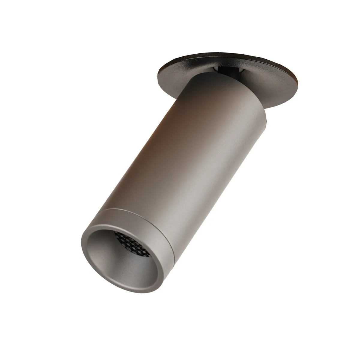 Domino Mini Einbauspot, grau, Höhe 10 cm GU10-LED van Antidark – productfoto