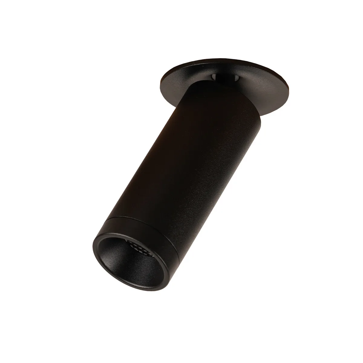 Domino Mini Einbauspot schwarz Höhe 10cm GU10-LED van Antidark – productfoto