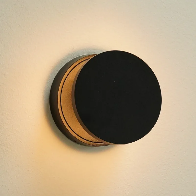Dot W120 Wandlamp Zwart by Antidark – product photo