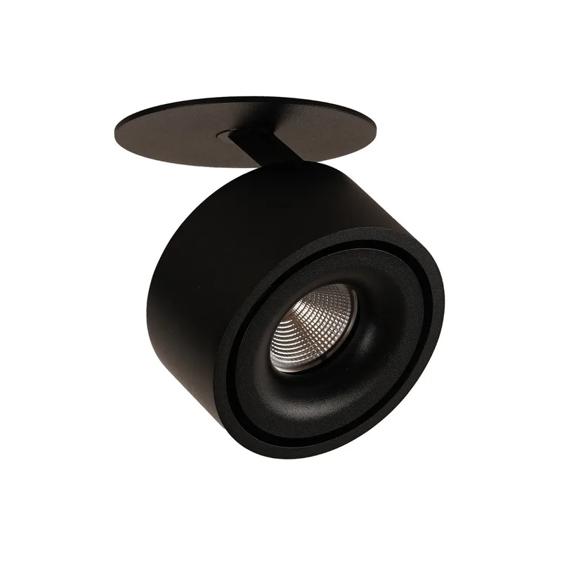 Easy Braccio B84 LED-Einbaulampe schwarz, Ø 8,5cm by Antidark – product photo