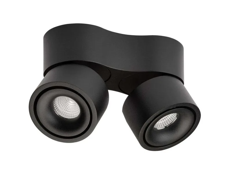 Easy Mini Double W275 LED-spot zwart, kabelopening by Antidark – product photo