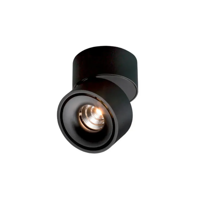 Easy Mini W75 LED-spot, zwart, 9,5 cm kabelopening de Antidark – photo du produit
