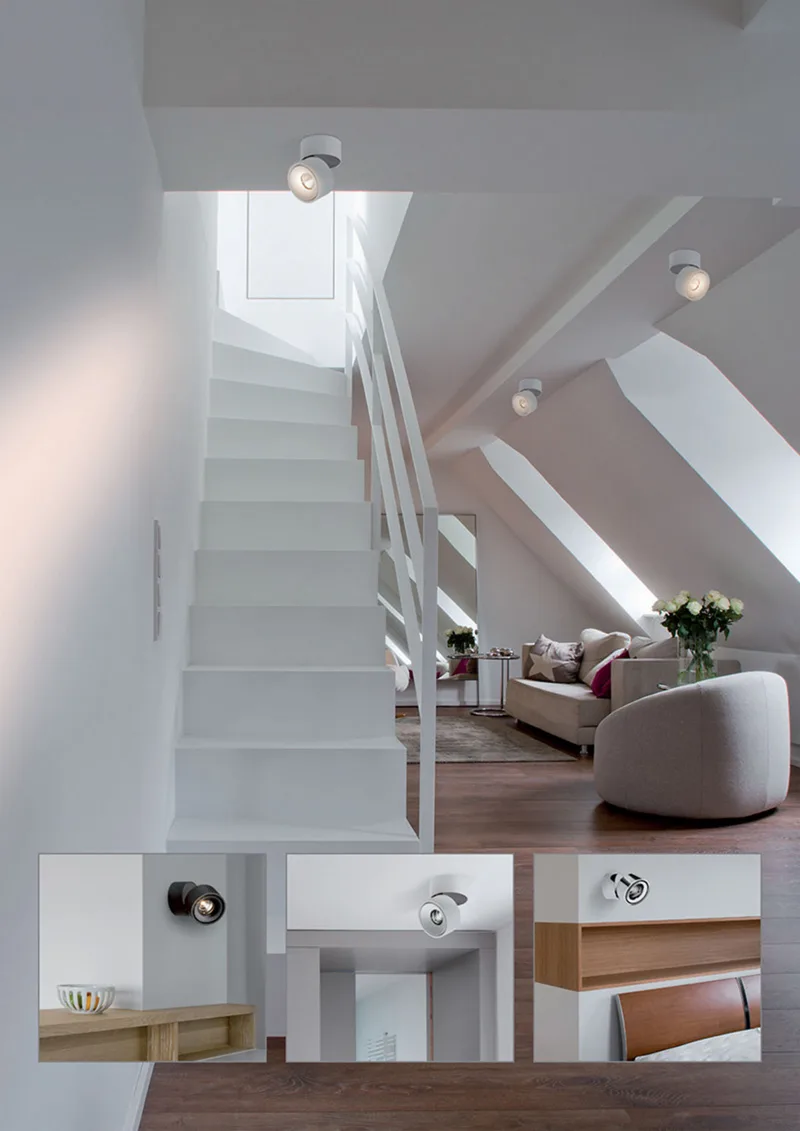 Easy W100 LED Opbouwspot 2700K White von Antidark – Produktfoto